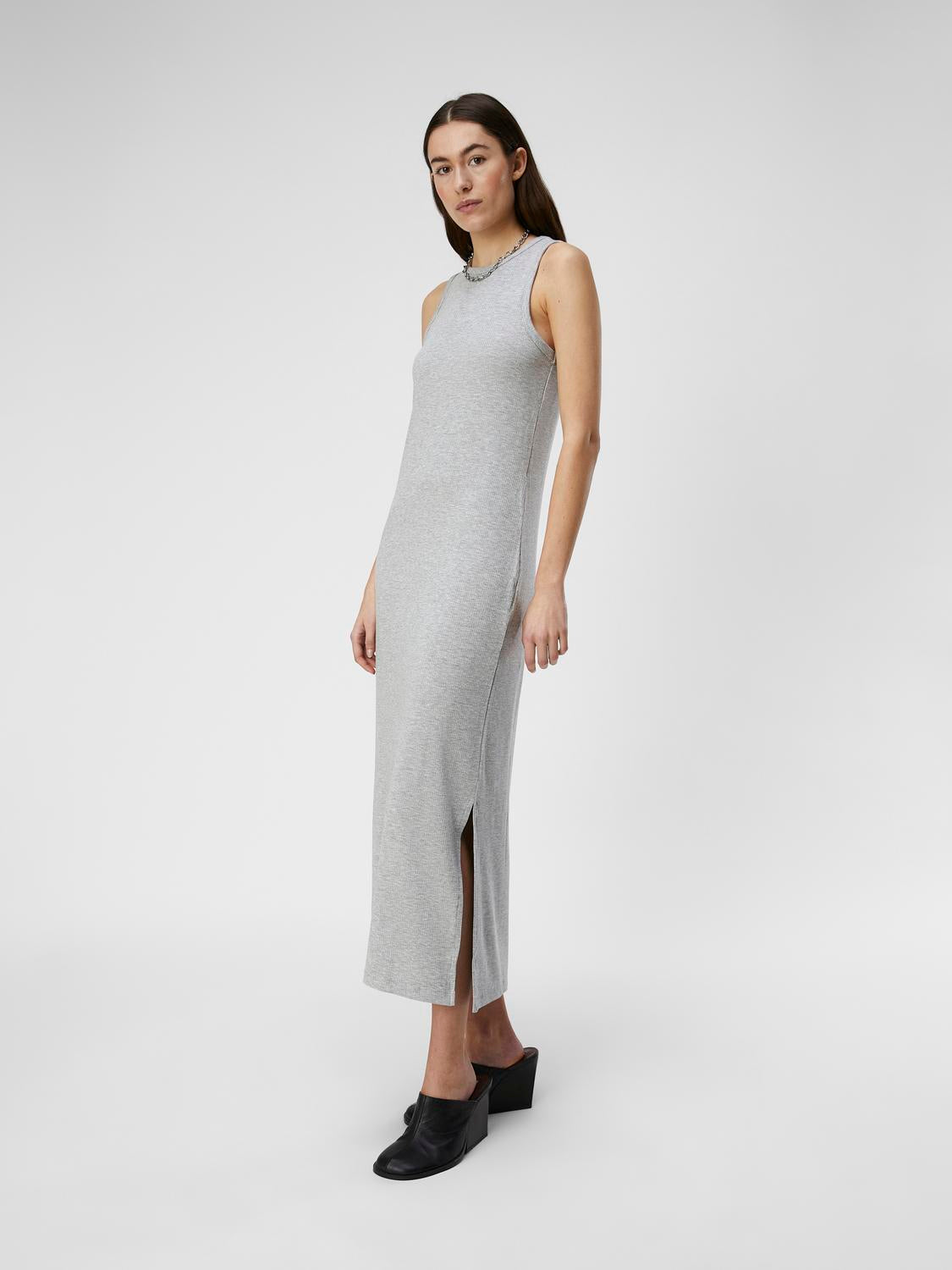 OBJJAMIE Dress - Light Grey Melange
