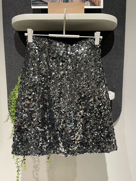 VIMANA Skirt - Silver/Black