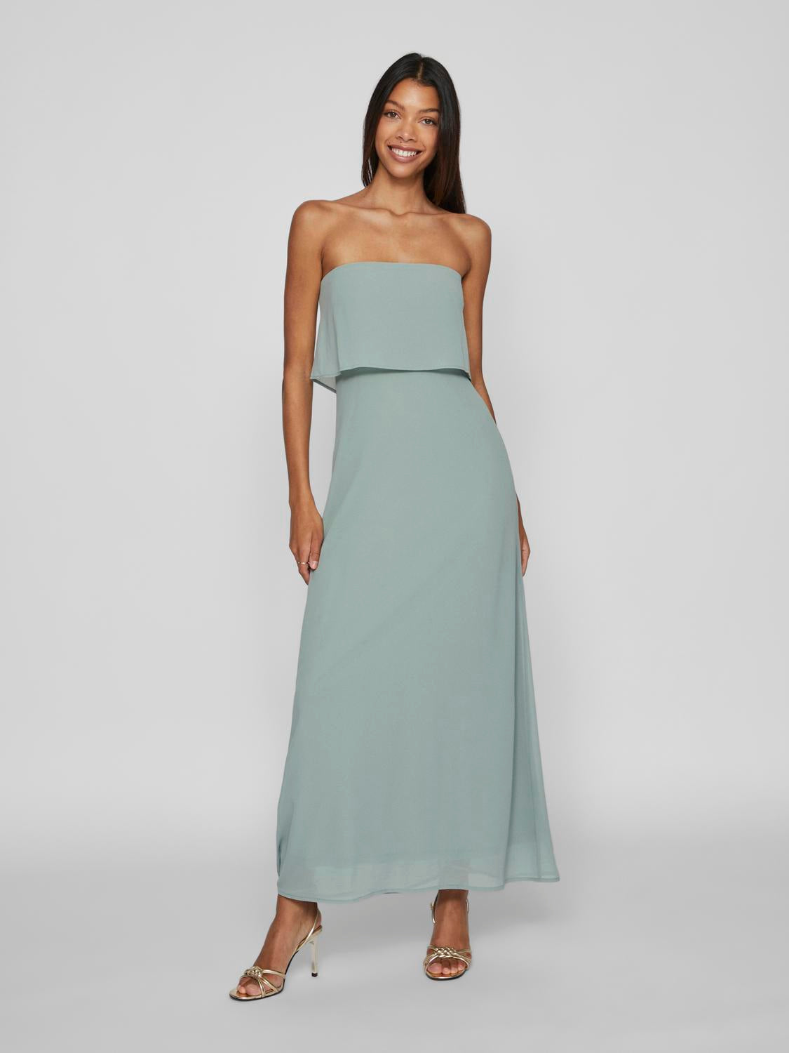 VIMILINA Dress - Green Milieu