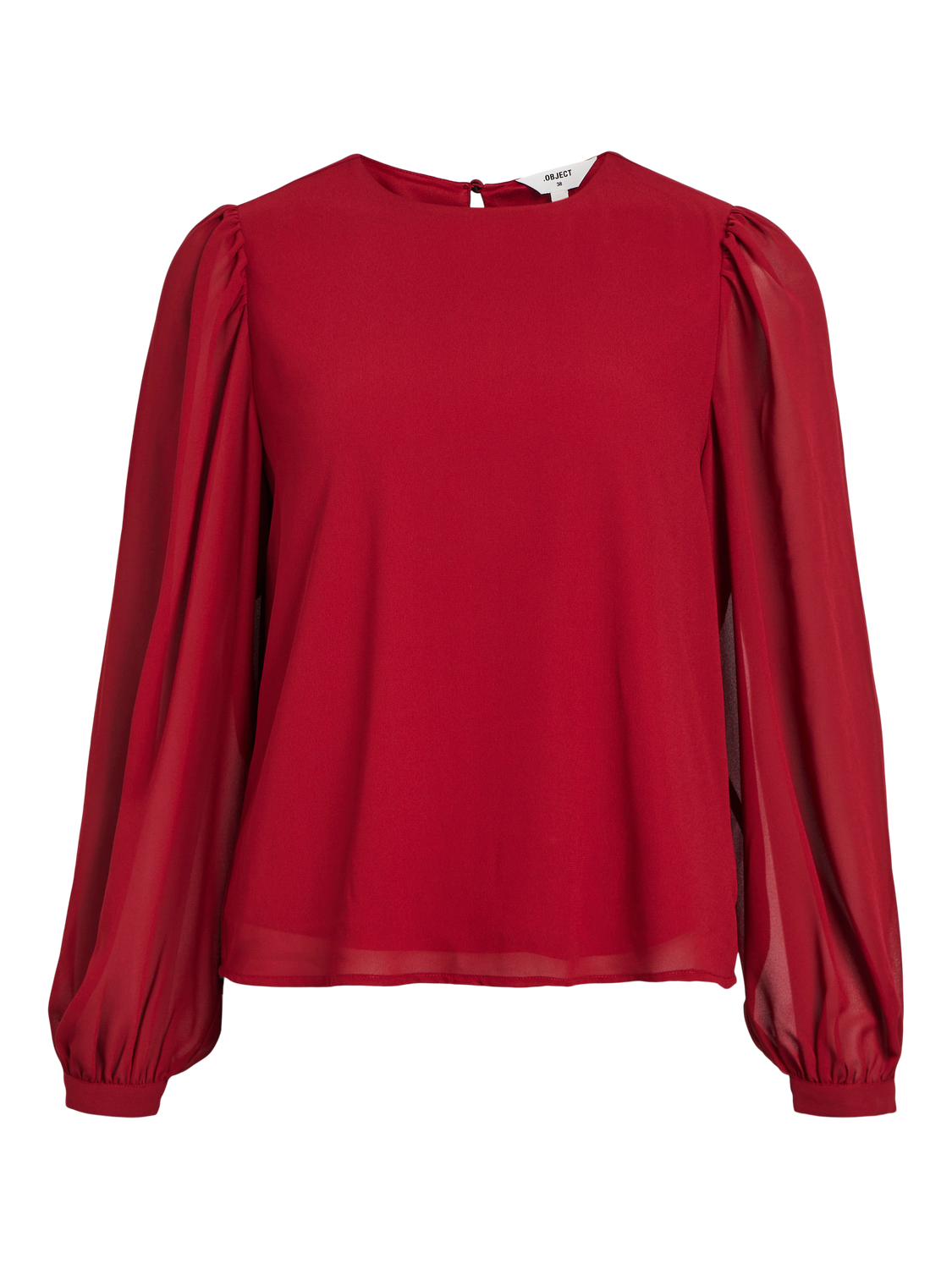 OBJMILA T-Shirts & Tops - Red Dahlia